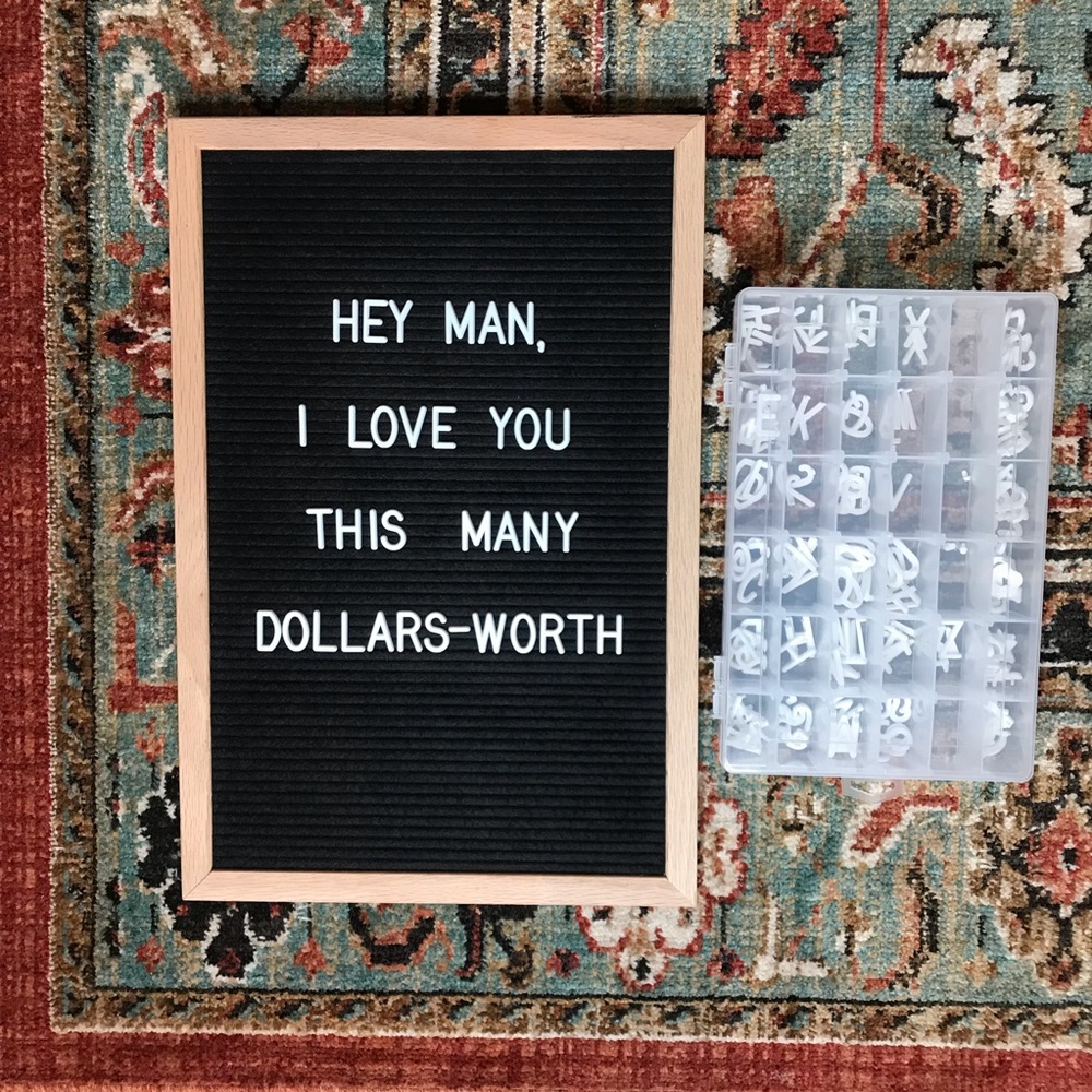 Felt Letter Board 12x18/Letters/Sorting Case